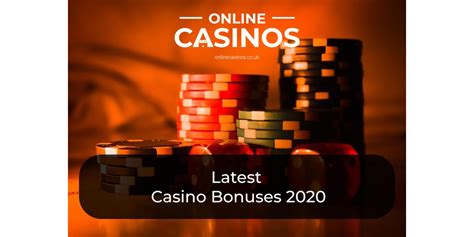 latest casino bonuses codes